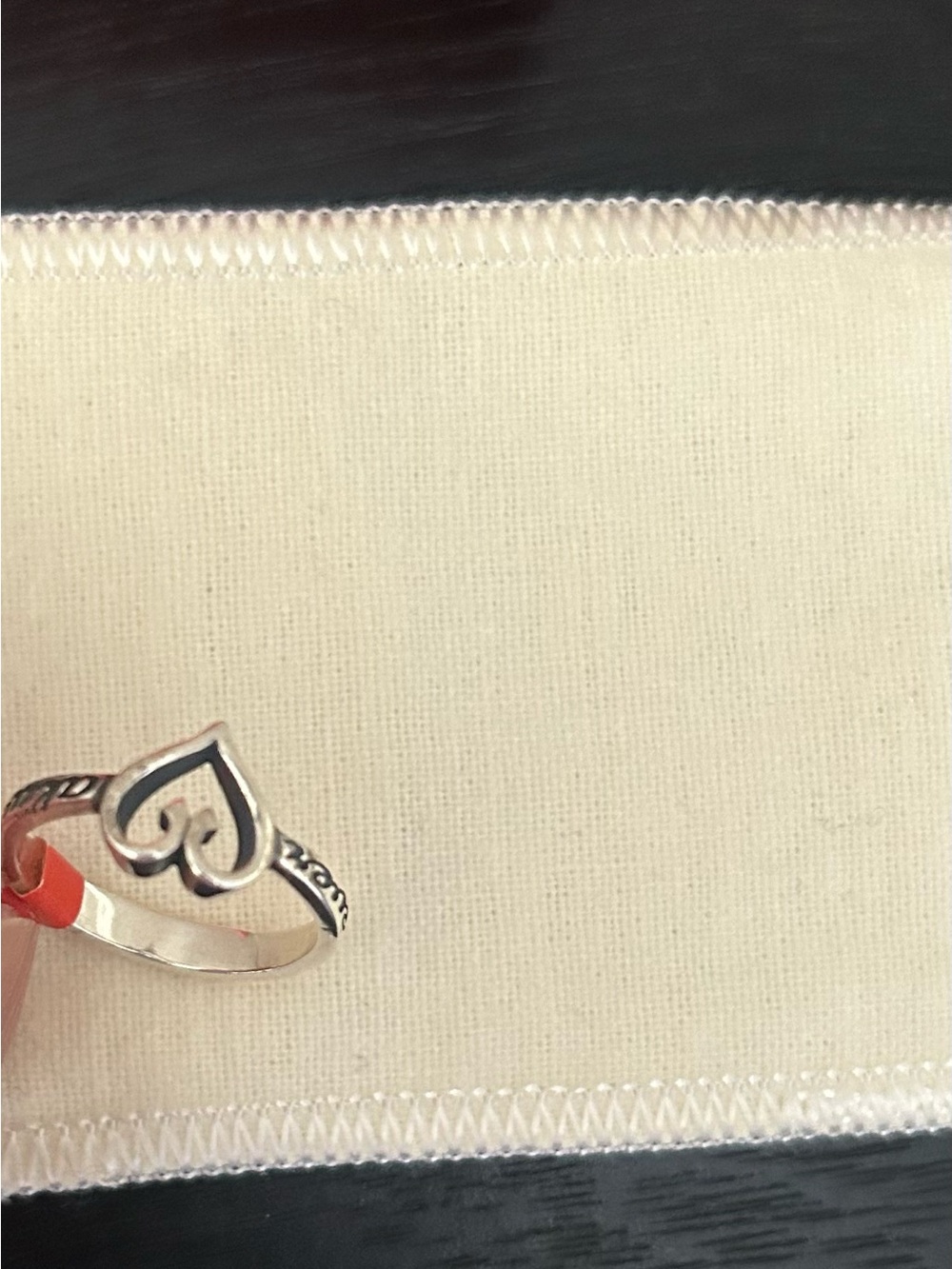 James Avery Silver Heart and flowers Rings Size 8 and 7 1/2 - Picture 6 of 10